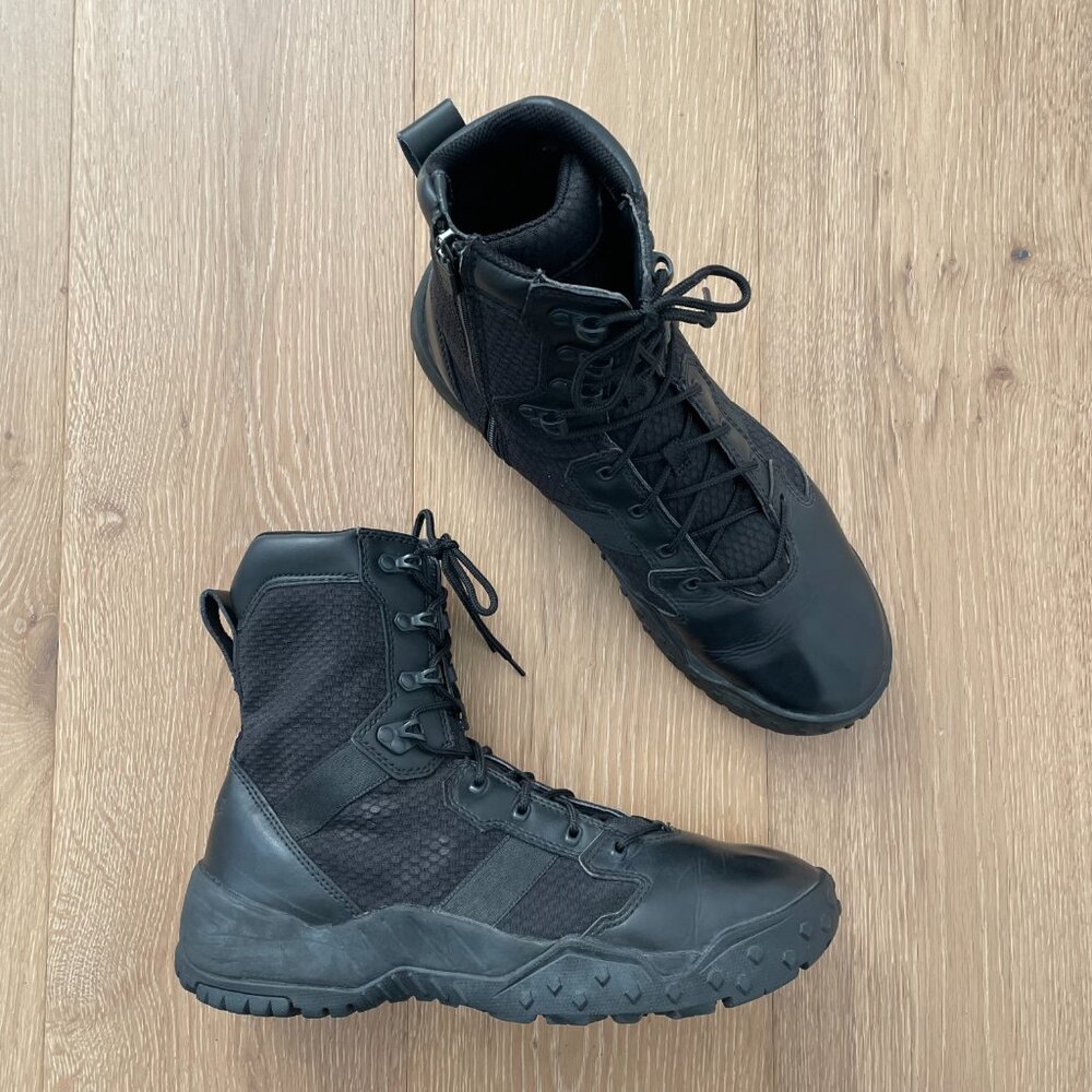 Danner Boots Men 11.5 Scorch Size Zip 8 Inch Black Hot 25732 Tactical Military